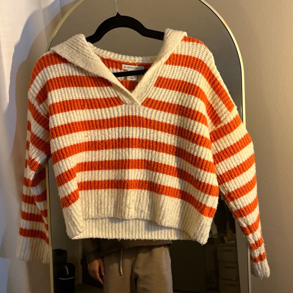 Striped Knit Sweater